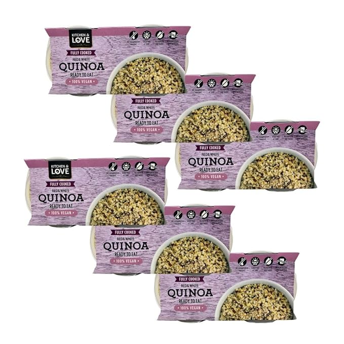 Quinoa Quick Cups (Fully Cooked Red &amp White Quinoa 12-Cups)