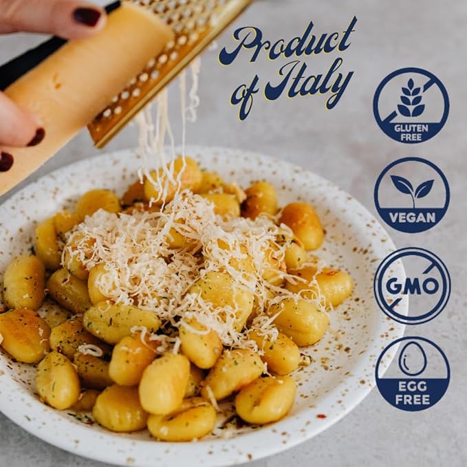 L'Oro Del Sud - Gluten Free Potato Gnocchi Cooks in 2-3 Minutes Shelf Stable Product of Italy Wheat Free Eggs Free Vegan (12 Pack x 1 lb)