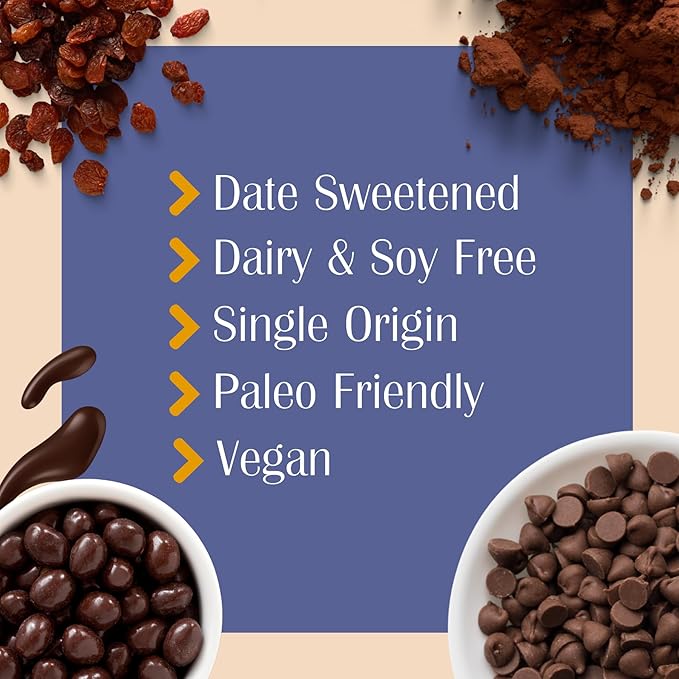 Bon Appesweet Date Sweetened Chocolate | Better Than Milk Chocolate Bar Chocolate Chip and Covered Raisins | Variety (Pack of 3) | Zero Added Sugar 54% Cacao Plant Based Dairy and Guilt Free!