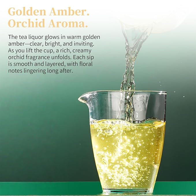 XIXICHA Anxi Tie Guan Yin Oolong Tea Tieguanyin Tea Iron Goddess Oolong Tea Long Lasting Orchid Fragrance Premium Chinese tea High Mountain oolong Tea Grade AAA （100 cups）安溪铁观音 浓香型 5.29oz/150g