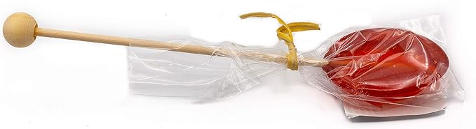 Sweet Stirs Original Flavored American Honey Spoons on Wooden Sticks Gift Pack of 10 (Pomegranate)