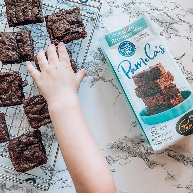 Pamela's Chocolate &amp Brownie Mix Kosher Gluten Free 16 Ounce (Pack of 6)