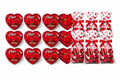 Valentine’s Day Chocolate Gift Boxes with 12 ct Treat Bags – Elmer Assorted Heart-Shaped Milk Chocolate 2 oz Each 12-Count – Individually Wrapped Classroom Exchange for Kids School &amp Office