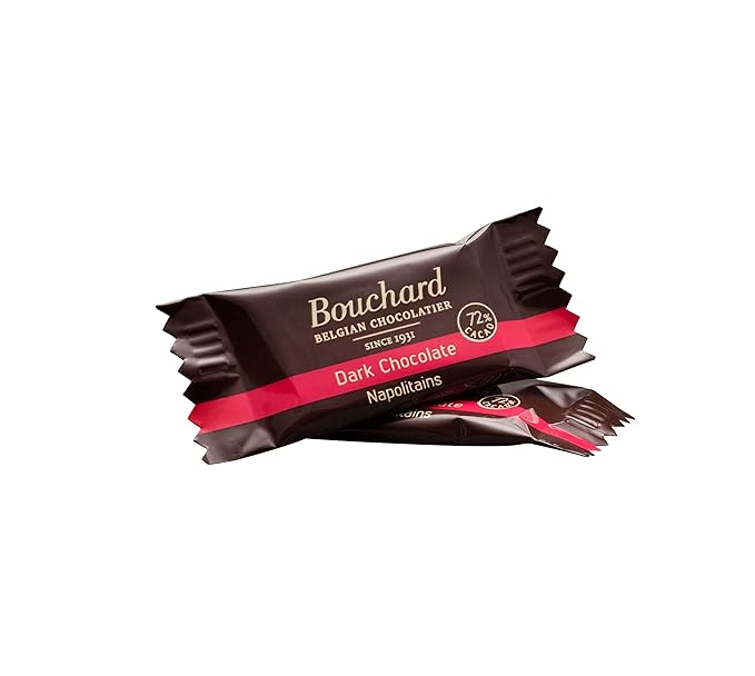 Bouchard Premium Belgian Dark Chocolate with 72% Cacao | Individually Wrapped Pieces (2 LB) (3 pack)