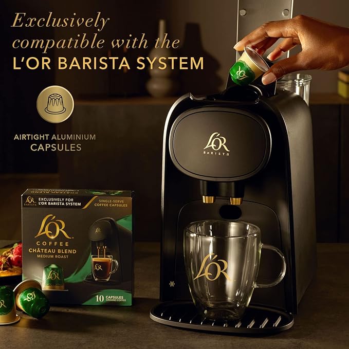 L'OR Coffee Pods 30 Count Provocateur Medium Roast Blend Single-Serve Aluminum Coffee Capsules Compatible with the L'OR BARISTA System &amp *Nespresso Original Machines 30 Count (Pack of 3)