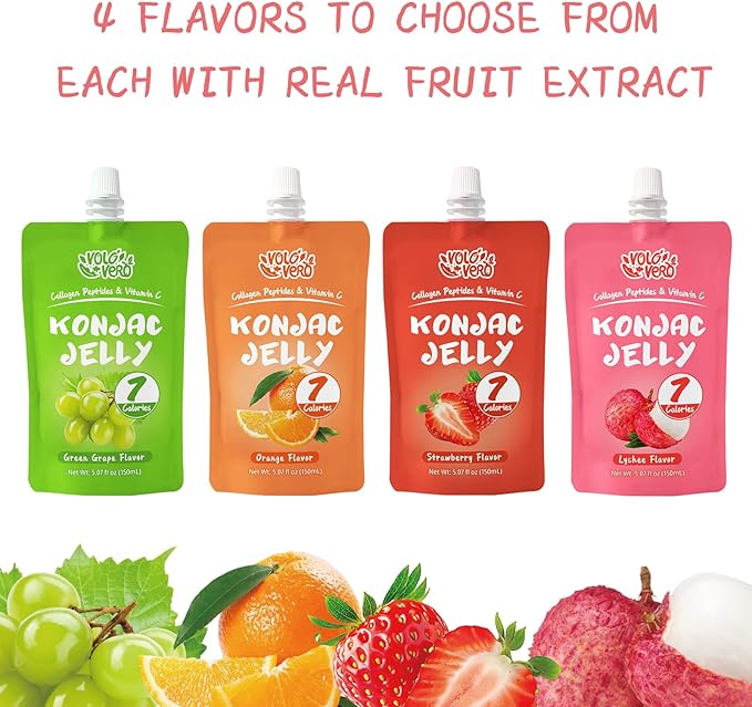 Konjac Jelly Pouch Drinkable Lychee Flavor and High Protein (32g) Instant Ramen Chicken Flavor Noodles Soup 18 Pack Plant-Based Low Carb Low Fat Ready to Eat Holiday Gifts