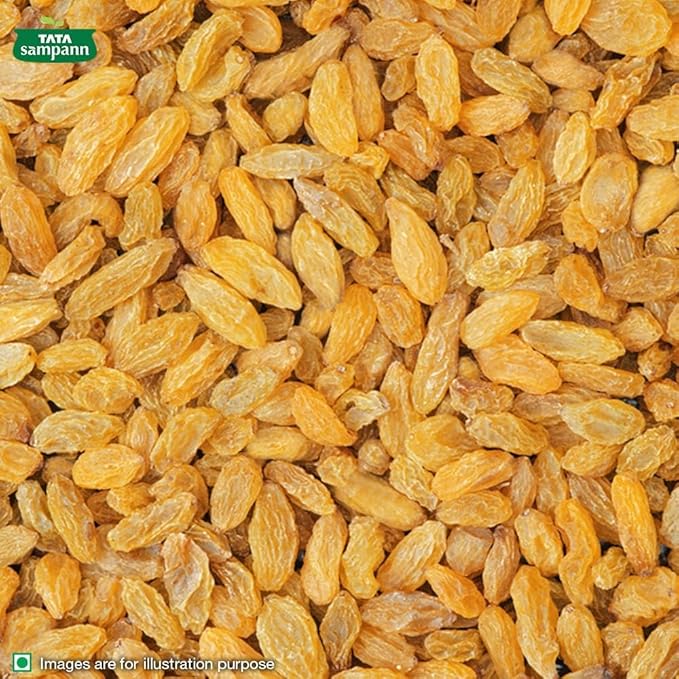 Tata Sampann Pure Seedless Raisins/Kishmish – Premium Dry Fruit Source of Potassium – 17.6 oz (500 g)