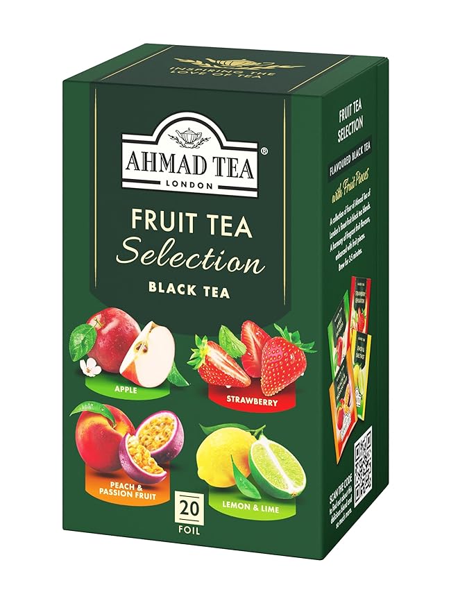 Ahmad Tea Fruit Tea Selection 20-Count (Pack of 6)