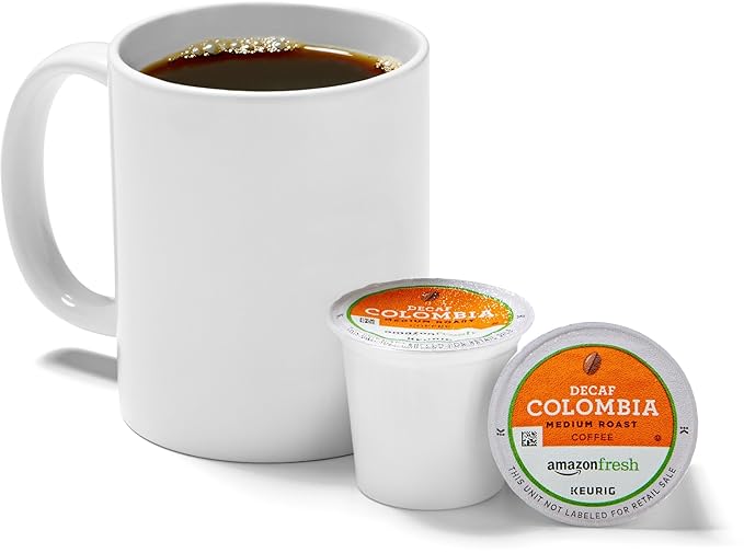 AmazonFresh 80 Ct. K-Cups Decaf Colombia Medium Roast Keurig K-Cup Brewer Compatible