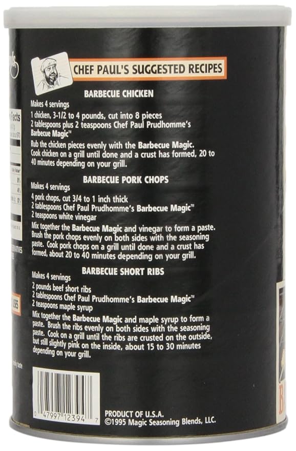Magic Seasoning Blends Barbecue Magic Seasoning Blend 24-Ounce Canister (Pack of 4)