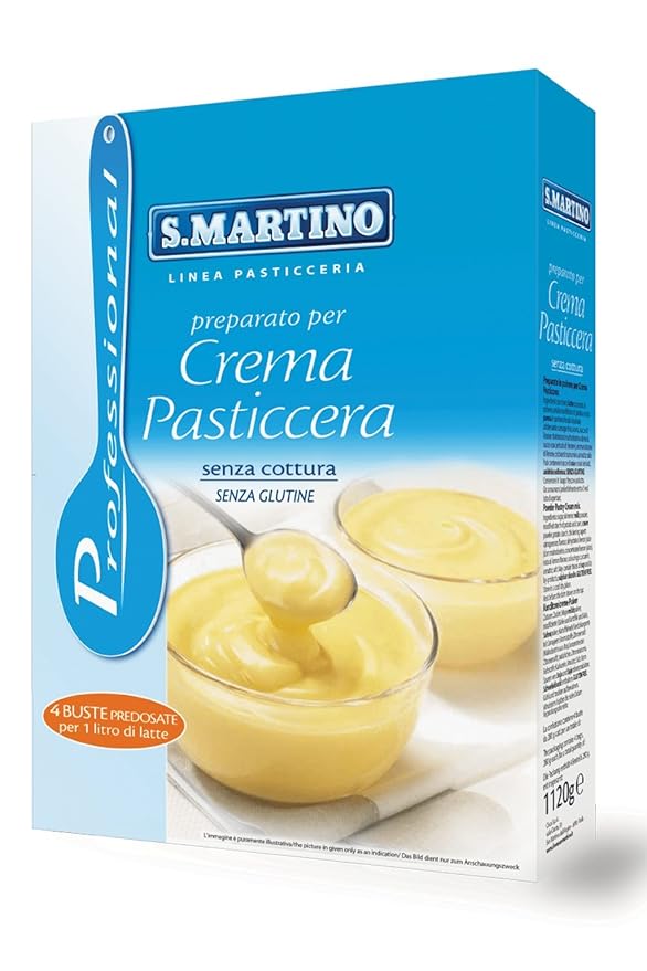 S. Martino: Crema Pasticcera Pastry Cream Powder Mix - Professional Line 39.5 Ounces (1120g) Package [ Italian Import ]