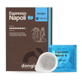Dongiò Caffè Espresso Napoli - 50 Easy Serving Espresso Pods (ESE 44mm) - Dark Roast Coffee (Intensity 9/10) - Roasted and Blended in Italy