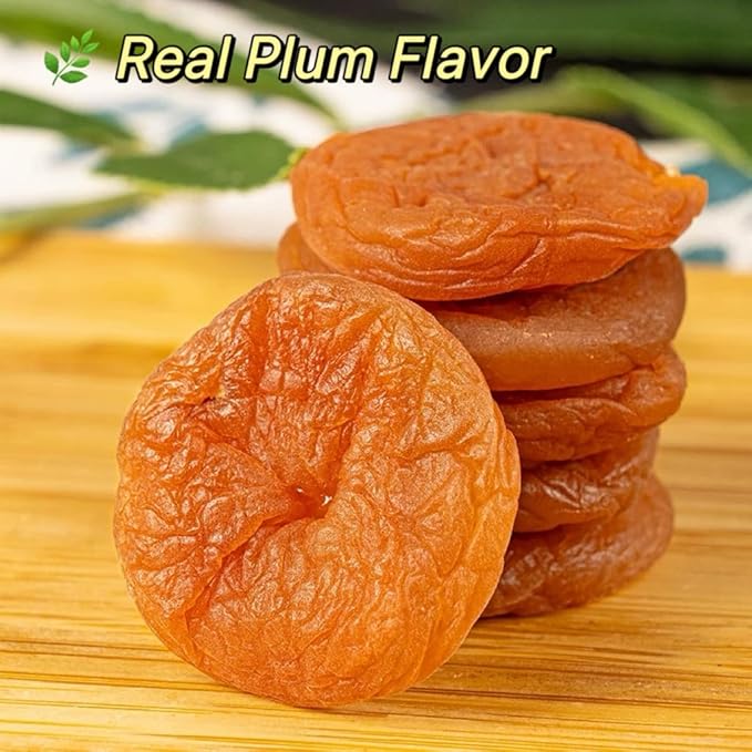 Japanese Style Seedless Dried Plums Original Flavor Healthy Sweet &amp Sour Snack 200g/7oz Each 2-Pack
