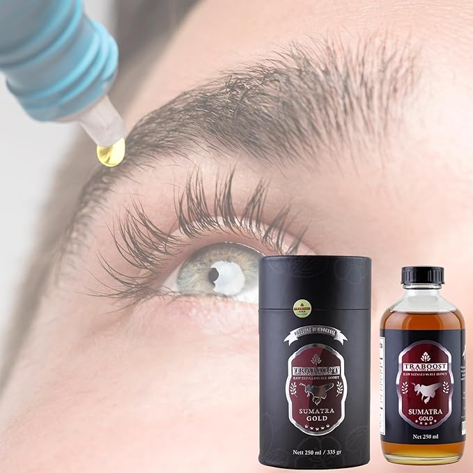 Meliponini Honey 500 ML and TraBoost Stingless Bee Honey Gold 250 ML