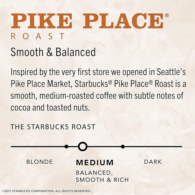 Starbucks Via Instant Coffee Packets Pike Place Roast Medium Roast Coffee 100% Arabica Instant &amp Micro ground Coffee 8 Packets Per Box (Pack of 2 Boxes)