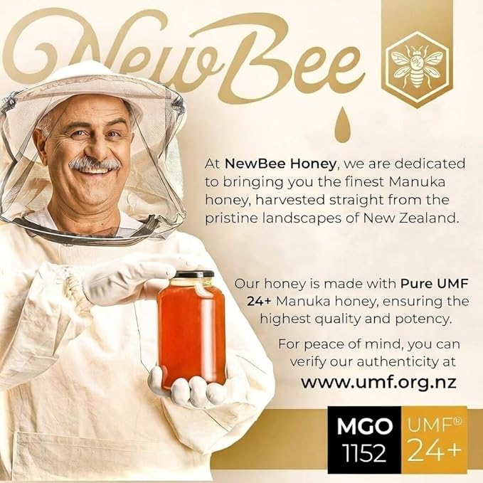 Manuka Honey Lozenges 16 Count Made W/UMF 24+ MGO 1152 New Zealand Manuka Honey UMF Certified Monofloral Traceable from Hive to Hand