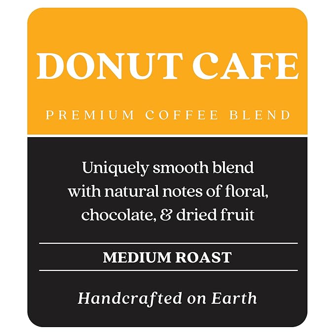 Copper Moon Single Serve Coffee Pods for Keurig K-Cup Brewers Medium Roast Donut Café Blend 80 Count