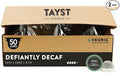Tayst Coffee Pods Defiantly Decaf Dark Roast K Cups Compatible with Keurig Coffee Maker Sustainable Single Serve Pack of 50