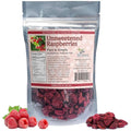Unsweetened Dried Raspberries by My Berry | 3oz | Crunchy | Low Heat Dried - Not Freeze-Dried | No Added Sugar/Additives | USA Grown