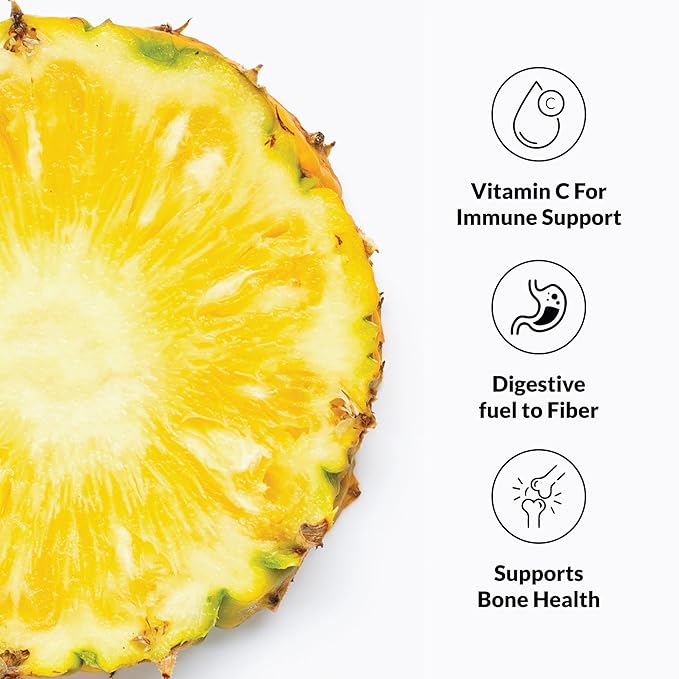 IAN's Dried Pineapple Chunks (2lb) Sweetened With Natural Cane Sugar - Dehydrated Pineapple Chunks Candied Pineapple Dried Fruit Energy Snacks
