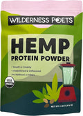 Wilderness Poets Cold Pressed Organic Hemp Protein Powder (64 Ounce - 4 Pound)