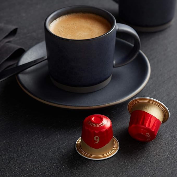 Peet's Coffee Medium Roast Espresso Capsules Compatible with Nespresso Original Machine - Crema Scura Intensity 9 100 Count (10 Boxes of 10 Espresso Capsules) (Pack of 2)