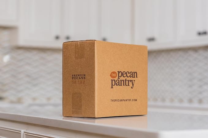 The Pecan Pantry Bulk Pecan Pieces - 10 lb - U..S.A. Grown – 100% Natural Fresh Ready-to-Use Quality Fancy Pecan Pieces for Baking Cooking &amp Topping – Perfect for Chefs &amp Bakers