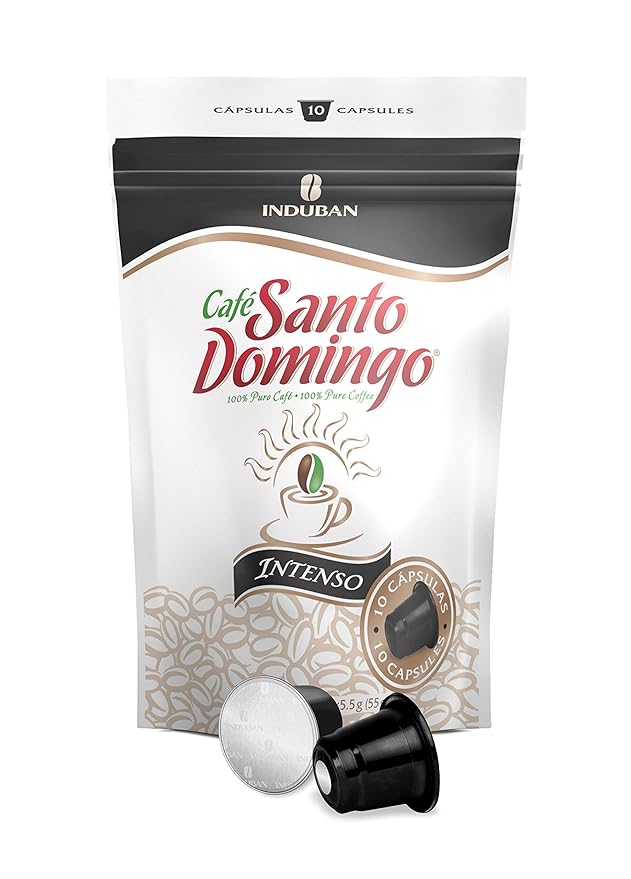 Santo Domingo Coffee Capsules Bundle: Classic Intenso Peaberry – 30 Count Variety Pack - Compatible with Nespresso Original Brewers · Products from the Dominican Republic