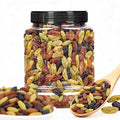 Tri-Color Large Raisins 500g Can - Ready To Eat Dried Fruit Snack No Wash Needed Soft &amp Sweet For Baking Oatmeal Yogurt