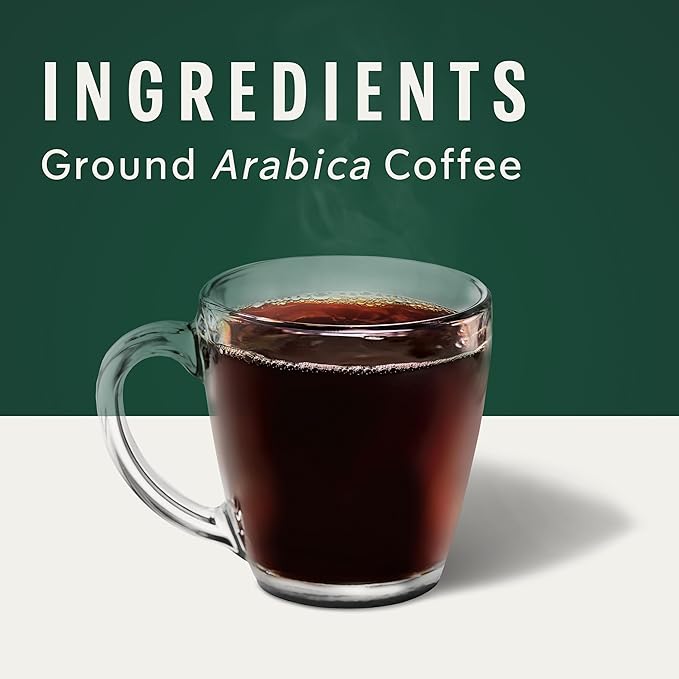 Starbucks K-Cup Coffee Pods Dark Roast Coffee Espresso Roast for Keurig Coffee Makers 100% Arabica 1 Box (75 Pods)