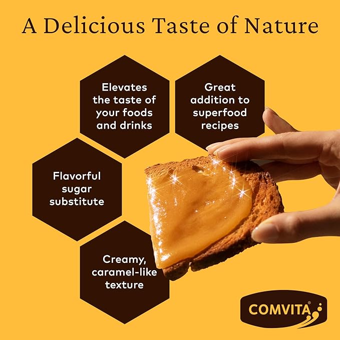Comvita Manuka Honey MGO 50+ Multifloral - Raw Manuka Honey New Zealand Pure &amp Unpasteurized for Tea &amp Wellness Superfood Sugar Alternative Wild Non-GMO - 500g (17.6 oz)