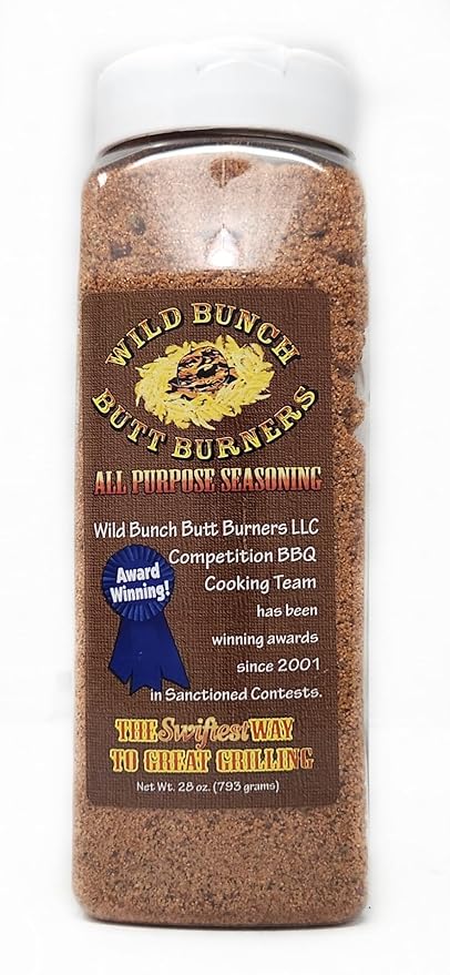 Award Winning All Purpose Barbecue Seasoning Wild Bunch Butt Burners (28oz)