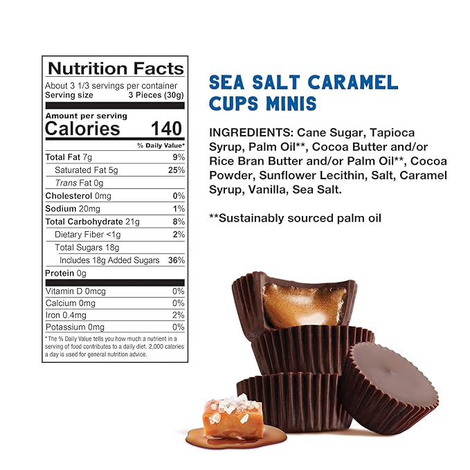 Free2b Variety Pack Safe for School and Allergy Friendly Gluten-Free Dairy-Free Nut-Free and Soy-Free Dark Chocolate Sweet and Creamy Sea Salt Caramel Mint (48 Mini Cups Variety)