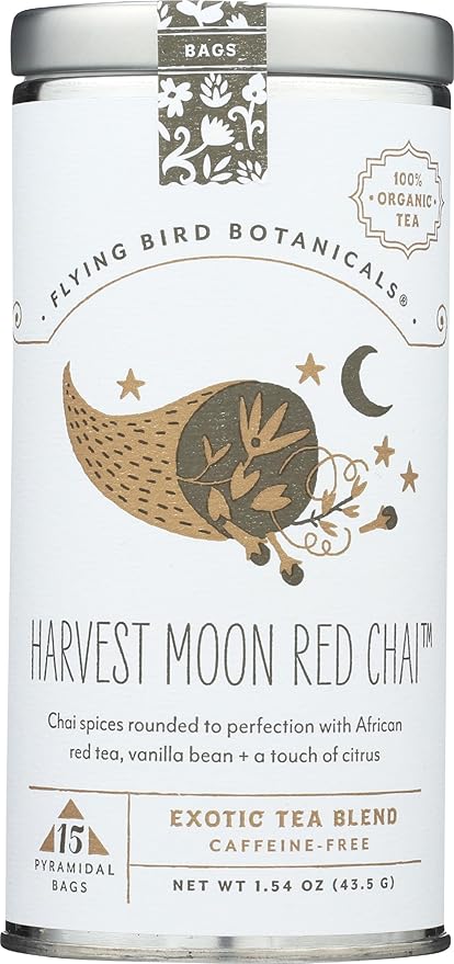 FLYING BIRD BOTANICALS Harvest Moon Red Chai Tea 15 CT