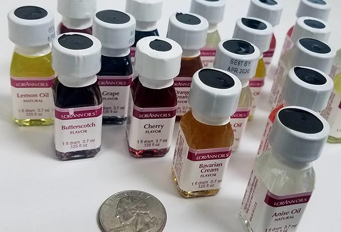 LorAnn SS Pack #1 of 12 Fruity Flavors in 1 dram bottles (.0125 fl oz - 3.7ml)