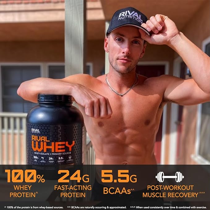 Rival Whey Strawberry Cream 5lb