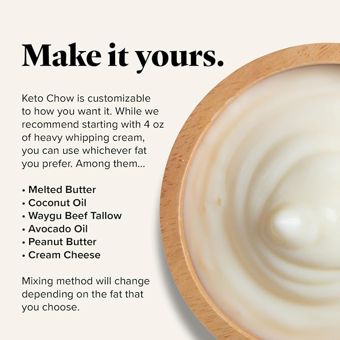 Keto Chow Pistachio | Keto Meal Replacement Shake Powder | Nutritionally Complete | Low Carb | Delicious Easy Meal Substitute | Protein Rich You Choose The Fat | 21 Meal Serving