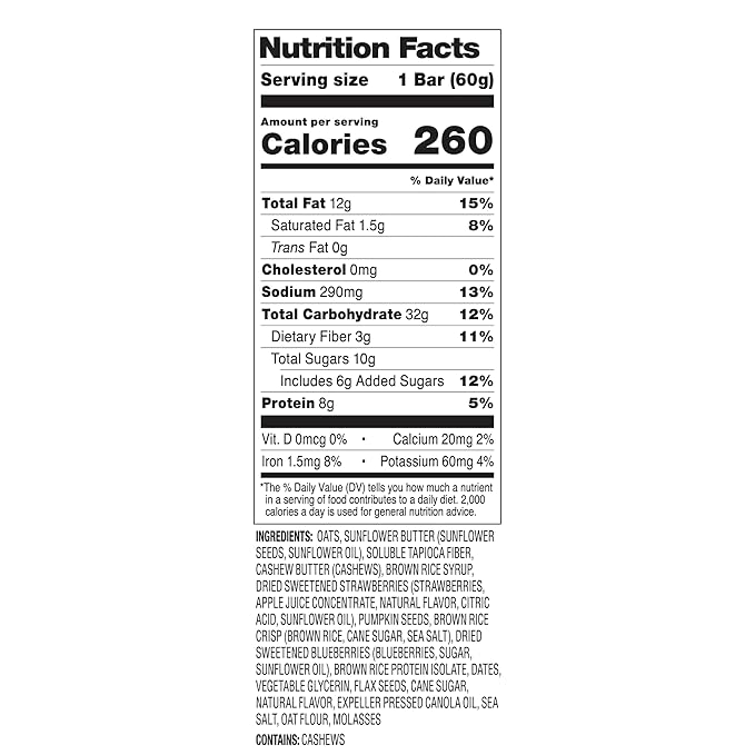 PROBAR - GO Energy Bars - Mixed Berry - Gluten-Free Non-GMO Whole-Food Ingredient Snack Bars (12 Count)