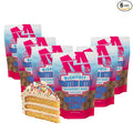 McCaffrey Protein Bites – Birthday Cake Flavor – 6 Multi-Serving 4oz Bags – 4g of Protein per Serving – Gluten-Free Vegan High Fiber Energy Snack for Active Families