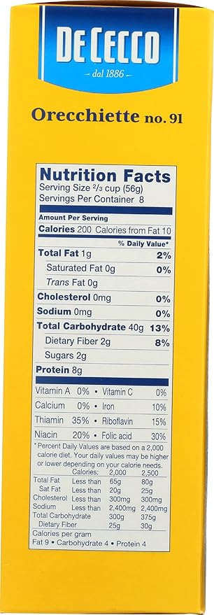De Cecco Orecchiette 16 oz (Pack of 12)