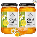 Natural Giresun Highlands Flower Honey Organic Additive-Free Authentic Turkish Product (500g/17.6 fl oz) - PACK OF 2