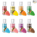 Oil Based Food Coloring Set for Chocolate - 8 colors Vibrant Edible Baking Food Dye for Chocolate Candy Melts Fondant Butter Meringues Cookie Icing Frosting Donut - 0.67 Fl.Oz Bottles