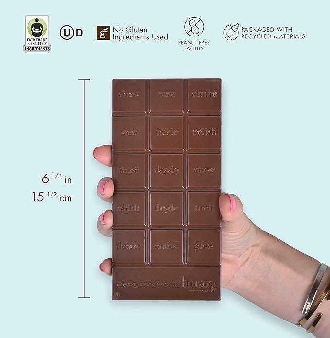 Chuao Chocolatier Sweet &amp Salty Milk Chocolate Gourmet Chocolate Bars 12-Ct. (2.8 oz. each)