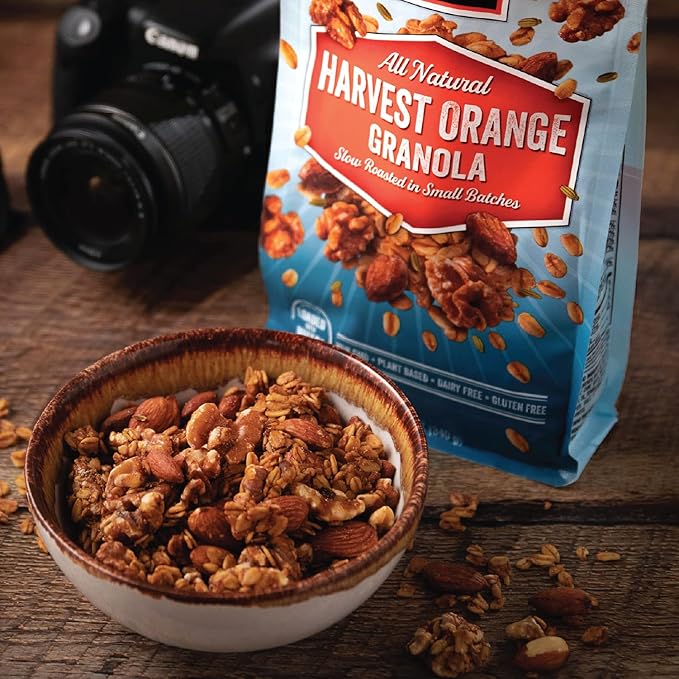 NutHouse! Granola Company - Premium Harvest Orange Granola | Certified Gluten-Free Non-GMO Kosher | Vegan Soy-Free | 10 lb. Bulk Bag (1-Pack)