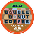 Double Donut Decaf Flavored Coffee Caramel Swirl Decaf Caramel Coffee for Keurig K Cups Machines Single Serve in Recyclable Pods 96 Count Bulk