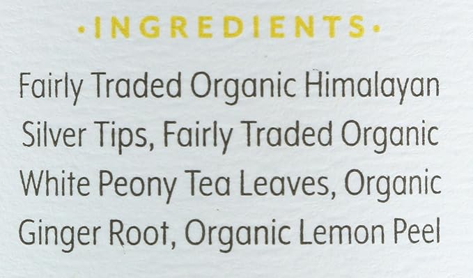 FLYING BIRD BOTANICALS White Lemon Ginger Tea 15 CT