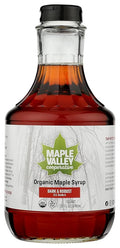 Maple Valley Cooperative Organic Dark Robust Maple Syrup No Artificial Flavors 32 Ounce (Pack of 6)