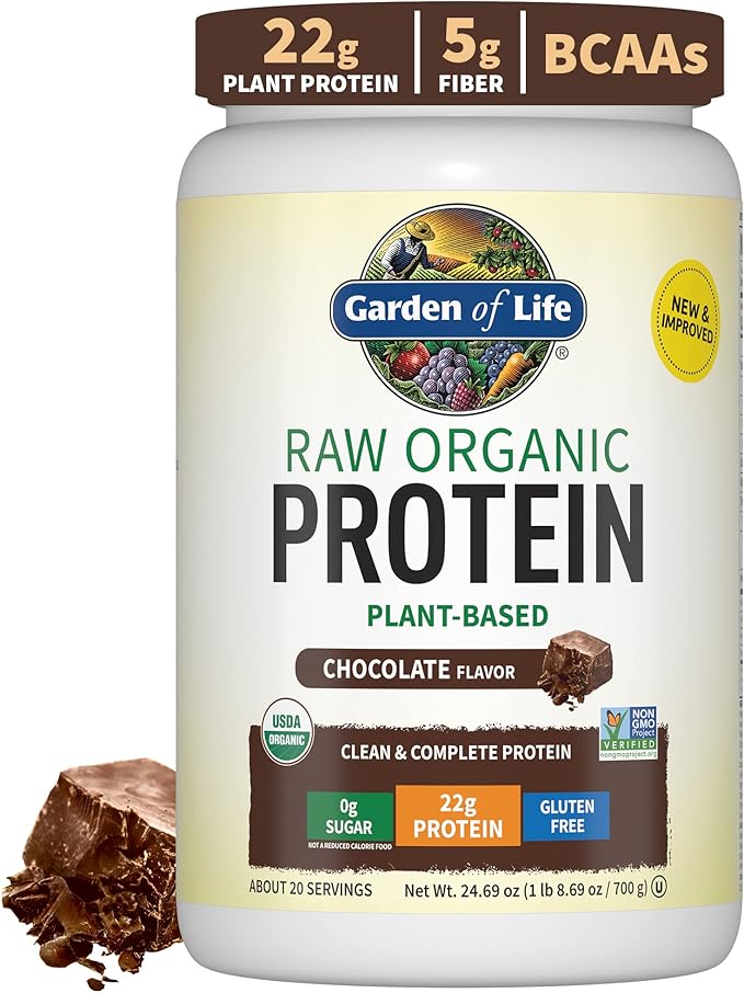 Garden of Life Vegan Protein Powder 22g &amp Organic Vegan Sport Protein Powder 30g Bundle