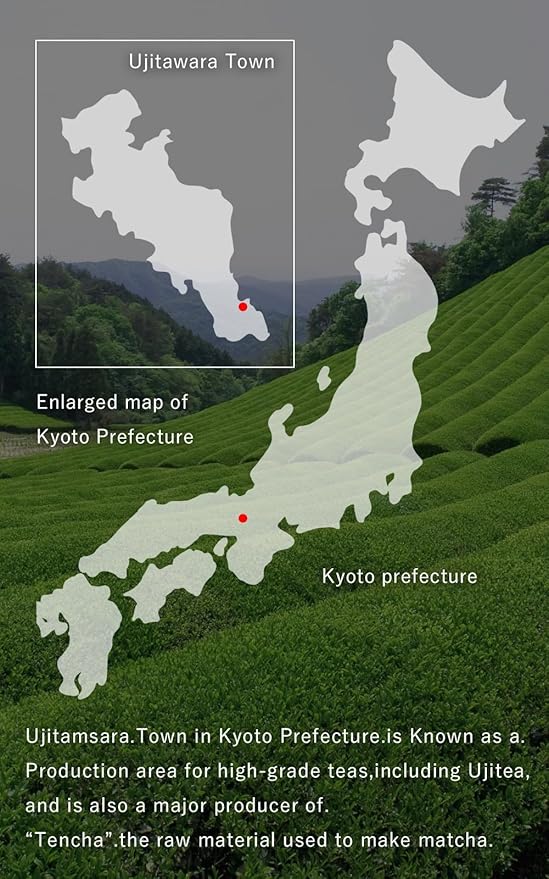 Ujitawara Seichajyo Uji Matcha Kyo-no-hana Since 1926 Ceremonial Grade First Harvest Stone-Milled Matcha from Uji Kyoto (1.4oz / 40g) 64111