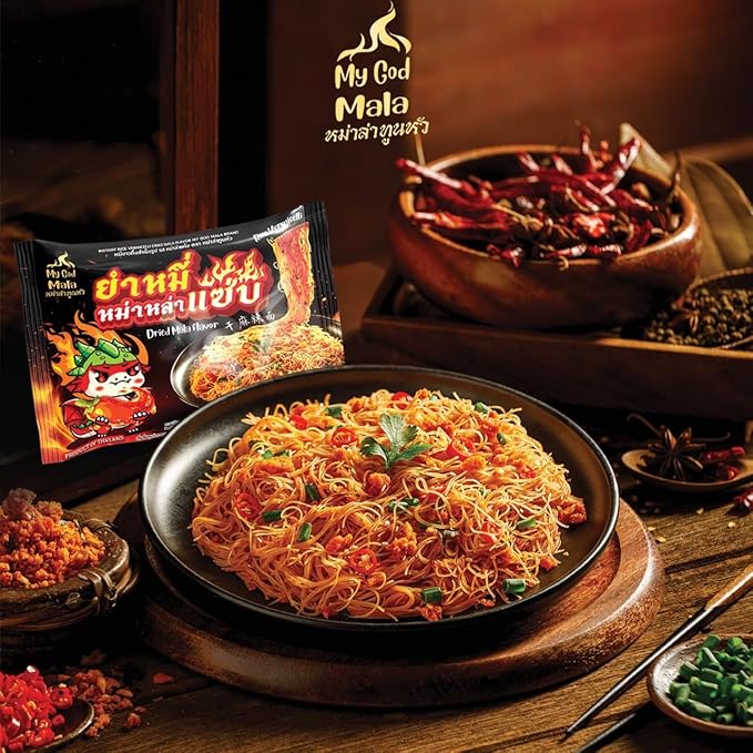Mala Instant Rice Noodle Soup – Spicy Numbing Authentic Sichuan Flavor | Ready in Minutes